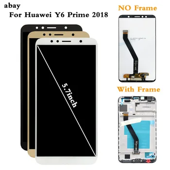5.7 polegadas Para Huawei Y6 2018 Tela LCD de Toque ATU L11 L21 L22 LX1 LX3 L31 L42 Para Huawei Y6 Primeiro-2018 Ecrã LCD da Moldura