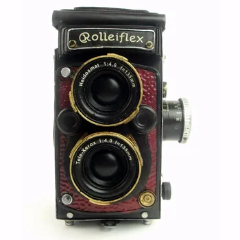 Antique clássico modelo de câmera vintage retro forjado handmade artesanato em metal para casa/pub/café decoração ou presente de aniversário