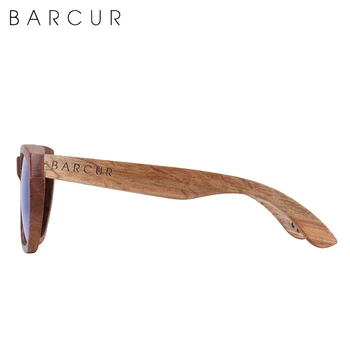 BARCUR de Madeira Natural, Óculos de sol para Homens Óculos de sol Polarizados Madeira oculos de sol feminino frete gratis