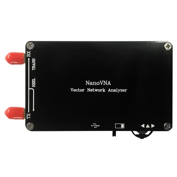 Novo 2.8 polegadas LCD NanoVNA-H HF VHF UHF NanoVNA 50K-900M Analisador Vetorial de Rede Antena com Analisador de Bateria Caso