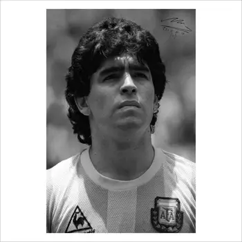 1960-2020 Nostalgia clássico poster retro Diego Maradona foi amplamente considerado como o melhor jogador de futebol do mundo na década de 1980