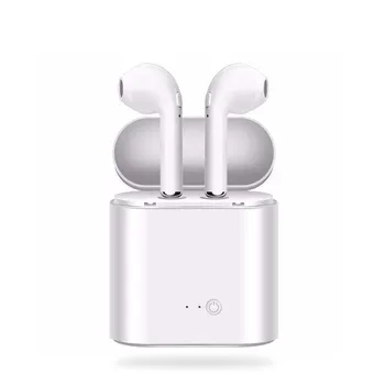 Mini i7s Tws Fones de ouvido Bluetooth sem Fio Fones de ouvido Sport mãos livres Fone de ouvido sem fio Headset com Caixa-carregador para Xiaomi iPhone