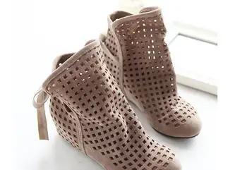 Novo de Alta Qualidade de Mulheres Botas de verão Casual Sapatos de Marca Calado botas de malha Respirável Botas de Moda de Sapatos de Mulher