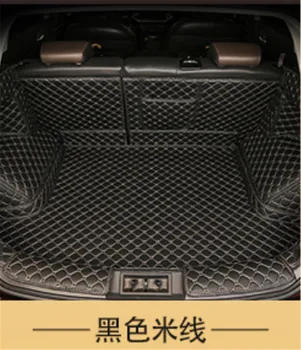 Para Ford Ecosport 2013-2017 3D tridimensional PU cauda caixa de proteção almofada de tapete tronco de bagagem pad estilo Carro