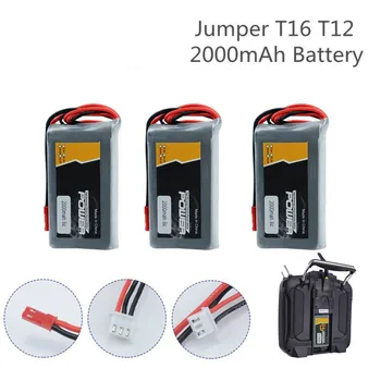 7.4 V 2000MAH Bateria Lipo 2S para Jumper T16 T12 Open Source Multi-protocolo Transmissor de Rádio de pilha a Pilha do Controle Remoto