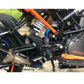 De Exaustão da motocicleta Sistema de Escape Modificado Ligação do Meio Tubo Para a DUKE 125 Duke 250 Duke 390 Duke RC390 2017 2018 2019 2020 2021