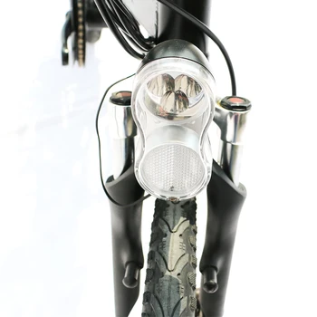 Bicicleta Elétrica 36V Farol Lâmpada Dianteira Conector à prova d'água 200 cm de Fio de Acessórios da bicicleta da Motocicleta Ebike DIODO emissor de Luz de bicicleta
