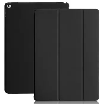 KHOMO iPad Pro 12 de caso. 9-Ultra fino e leve preto escudo protetor com Smart Cover preta e levantar-se (várias cores)