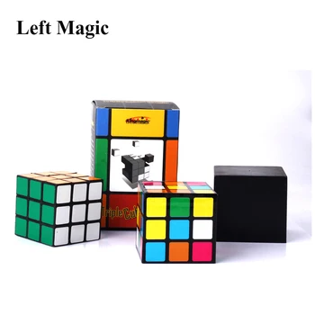 Triplo Diko Cubo Mágico Adereços Cubo Mágico Ilusão Mágica De Desaparecer Brinquedos Truques G8018