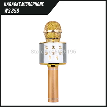 Engot Bluetooth Microfone do Karaoke do Wireless Mic de USB Com o alto-Falante Leitor de Música que o Gravador de Som Para a Casa de KTV