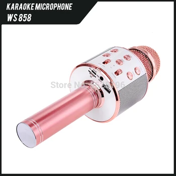Engot Bluetooth Microfone do Karaoke do Wireless Mic de USB Com o alto-Falante Leitor de Música que o Gravador de Som Para a Casa de KTV