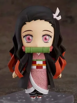Kimetsu não Yaiba Nezuko Figura de Ação 1194 Modelo de Brinquedo Anime Demon Slayer Nezuko Estatueta Brinquedos Bonitos 100mm