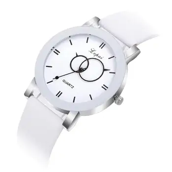 Lvpai Marca de Couro Relógio de Quartzo Mulheres Homens Senhoras Moda Pulseira de Relógio de Pulso Relógio de Pulso, relógio feminino masculino