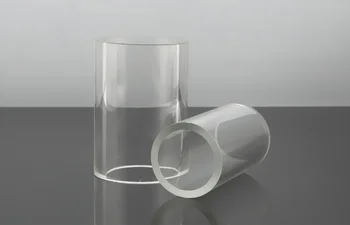 Vidro de borosilicato coluna de vidro de Borosilicato de tubo, Altura de 200mm, Espessura de 5mm ou 7mm ou 10mm