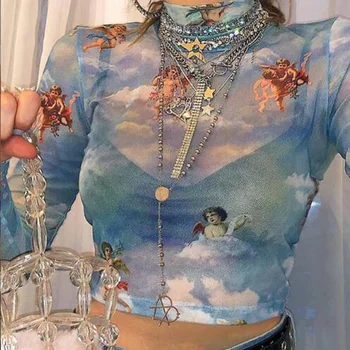 Exclusivo Harajuku l de Aço Inoxidável do Coração Cadeia de Camisola Longo Colar de Mulheres Bonito Estilo Punk colar Collares Mujer