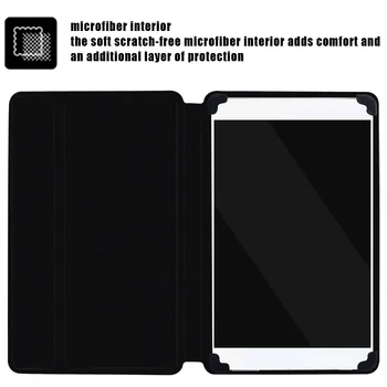 Tablet Case para o Acer Iconia Um 7 B1-730 750 760 770 780 790 Couro Smart Ficar Puros Capa Preta para 7 Polegadas