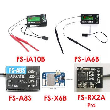 Flysky FS-iA6B FS-iA10B FS-X6B FS-A8S FS-RX2A Pro 2,4 G Receptor Compatiable com FS-i6 i6S i6X i10 Transmissor de RC