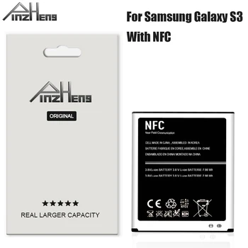 PINZHENG EB-L1G6LLU da Bateria Para Samsung Galaxy S3 Bateria i9300 i9305 i747 i535 L710 T999 Substituição de Baterias Com tecnologia NFC