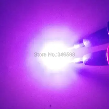 10PCS 3W LED de Alta Potência de Lavanda LED Esferas de Luz LED Planta Crescer Epileds 45Mil Chip com 20mm de PCB