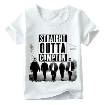 Família Combinando Roupas T-shirt NWA Straight Outta Compton de Impressão da Família de Roupas Engraçado Camiseta Para a Mãe o Pai E as Crianças QT-1994