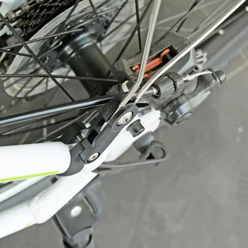 Bicicleta Fender 2pcs de 26 polegadas Frente guarda-lamas Traseiro Duplo Harmônica do Tamanho Ajustável Moto asas para Bicicleta Dobrável de plástico Cromado