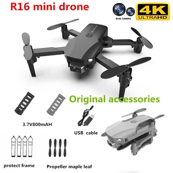 R16 mini Drone Bateria Acessórios Originais 3.7 V Bateria 800mAh Proteger Quadro Cabo USB Peças de Reposição Para R16 Drones Peças de Reposição