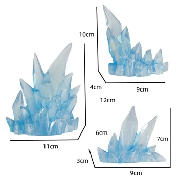 Gelo Modelo De Efeito Efeito Gelo Decoração Para A Escala Geral De Construção Do Modelo De Acessórios - Azul