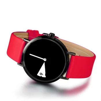 SINOBI SK Feminina a Marca de Relógios de Pulso de Quartzo Mulheres Relógio de Moda a Criatividade de Couro Vermelho de Moda Casual Relógio Senhoras Relógio Relojes