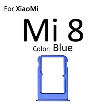 10pcs/lot Sim Cartão Micro SD de Soquete Ranhura do Suporte da Bandeja do Leitor Para o XiaoMi Mi 8 Lite A1 5X Adaptador Recipiente Conector de Peças