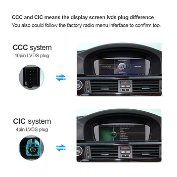EBILAEN Android 10.0 Carro DVD Auto Rádio Leitor para BMW série 5 E60 E61 E62 E63 série 3 E90 E91 CCC/CIC de Navegação Multimédia