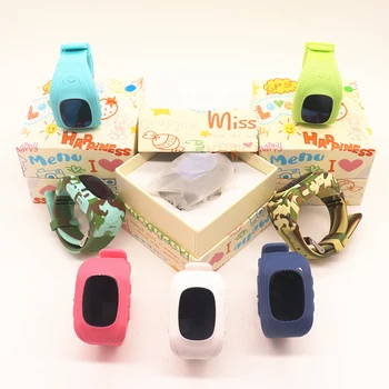 Crianças GPS Tracker Relógios Q50 Candy Colors SOS Chamada de Localização GPS OLED de Emergência Anti Perdido Bracelete Pulseira do Bebê Relógio Q50