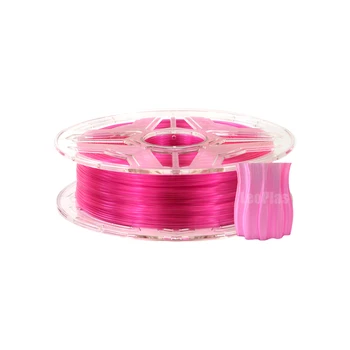 LeoPlas 1kg de 1,75 mm Transparente Translúcido Clara Rosa PETG Filamento Para Impressora 3D de Consumíveis de Impressão Fornecimento de Material Plástico