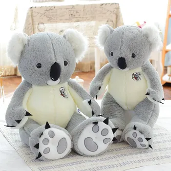 70-140 cm Grande Gigante Austrália Coala de Pelúcia Macia Urso de Pelúcia Boneca Juguetes Brinquedos Para Meninas Crianças de Presente de Aniversário