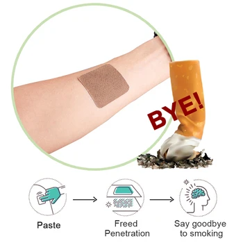 Sumifun 30pcs Parar de Fumar Anti Fumo Patch Natural, o Princípio parar de Fumar Patch de Cessação do Tabagismo Patch D2051