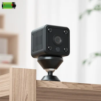 Mini Câmera do IP de Wifi Com o Bateria HD 1080P Visão Noturna sem Fio em Casa de Segurança de Detecção de Movimento da Câmera Monitor Remoto Pequena Cam