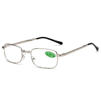Flexível Mini Óculos Mulheres Homens de Metal Dobrável Óculos de Leitura com o Caso +1.0 +1.5 +2.0 +2.5 +3.0 +3.5 +4.0