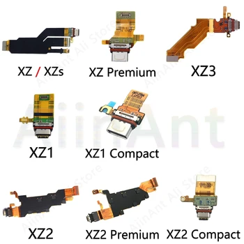 Porta USB de Carregamento do Carregador Conector de base de ligação do cabo do Cabo flexível Para Sony Xperia XZ XZs XZ1 XZ2 XZ3 1 2 3 Compacto Premium