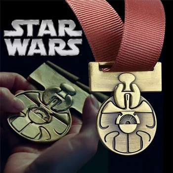 Star Wars Medalha de Yavin Luke Skywalker Crachá de Han Solo, Chewbacca Medalha de Réplicas Liga de Star Wars Acessórios Dom Lembrança de Jóias