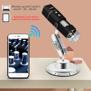 SVBONY sem Fio Microscópio Digital,50X-1000X Handheld Portátil Mini Microscópio de WiFi Camera w/8 Luzes de LED,iPhone/iPad/Mac/Androi