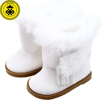Boneca Sapatos Botas de Neve de Inverno Ajuste 43cm de Boneca e de 18 polegadas de Menina Boneca 669