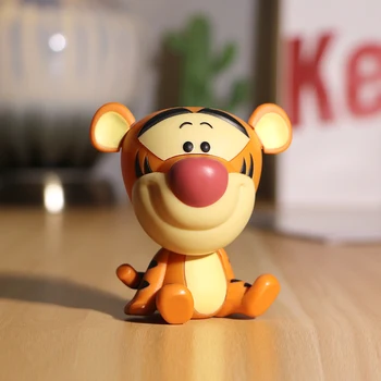 Disney Winnie the Pooh Tigre Leitão desenhos animados Postura Anime Decoração de PVC Figura de Ação do Modelo de Brinquedos Para Crianças de Criança Presente de Aniversário