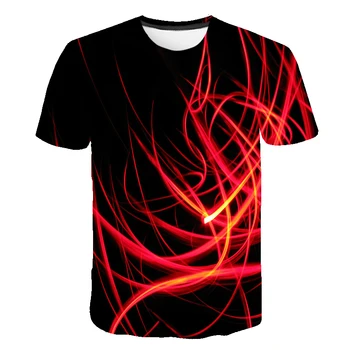 2020 Verão 3D Criativo Padrão Deixa a Camisa de T de Crianças Roupas de Impressão de t-shirt manga Curta-Meninos Adolescente Filhos Casual Tops