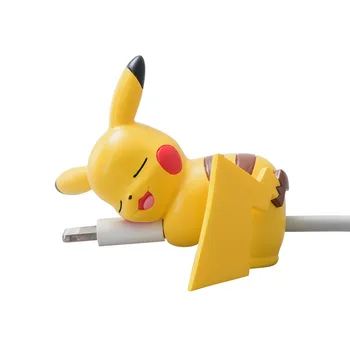Pokemon Pikachu Monstro de Bolso Carregador, Cabo USB, Protetor Kawaii de Proteção de Dados em Linha para Iphone, Android Cartoon Animais Presentes