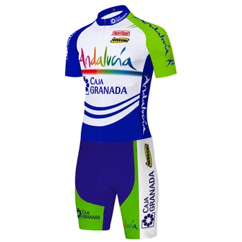 2020 preto ANDALUZIA skinsuit ciclismo homens de bicicleta macacão de spandex de triatlo de atender homens de bicicleta definir equipe de traje de ciclismo hombre