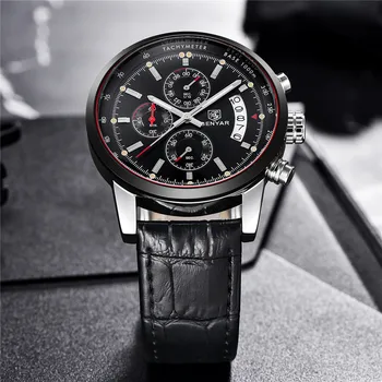 BENYAR 2019 Homens de Negócio de relógios Relógios de homens de melhor Marca de Luxo de Quartzo Relógios Mens Impermeável Masculino relógio de Pulso Relógio Masculino