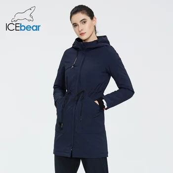 ICEbear 2020 novos esportes senhoras jaqueta casual à prova de vento quente de primavera parka alta qualidade casaco com capuz GWC20115D