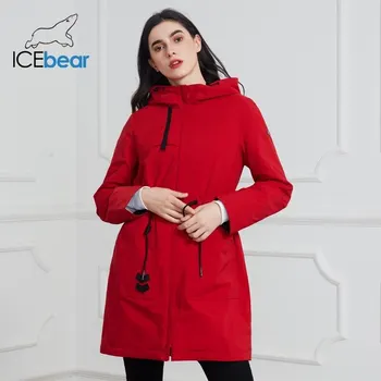 ICEbear 2020 novos esportes senhoras jaqueta casual à prova de vento quente de primavera parka alta qualidade casaco com capuz GWC20115D