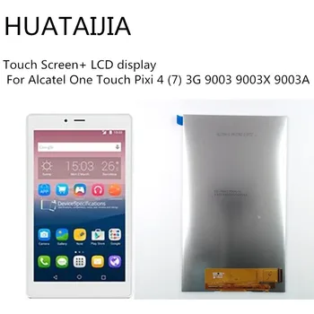 Novo Tablet PC, Toque em display lcd de Substituição do Digitador Para o Alcatel One Touch Pixi 4 (7) 3G 9003 9003X 9003A