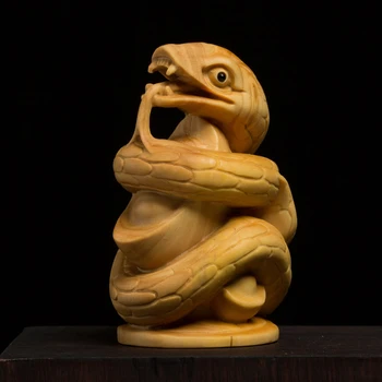 Zodíaco Chinês Do 12 Ano Do Ciclo De Buxo Escultura Em Madeira Animais Feng Shui Artesanato Em Miniatura De Madeira Animal Em Casa Ornamentos