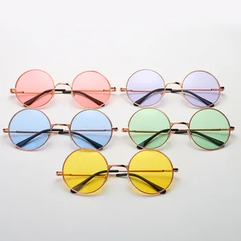 HjyBbsn Nova Marca de Moda de Designer Retrô Óculos de Sol das Mulheres 2018 Original de Luxo Espelho Redondo Óculos de sol Vintage Condução UV400